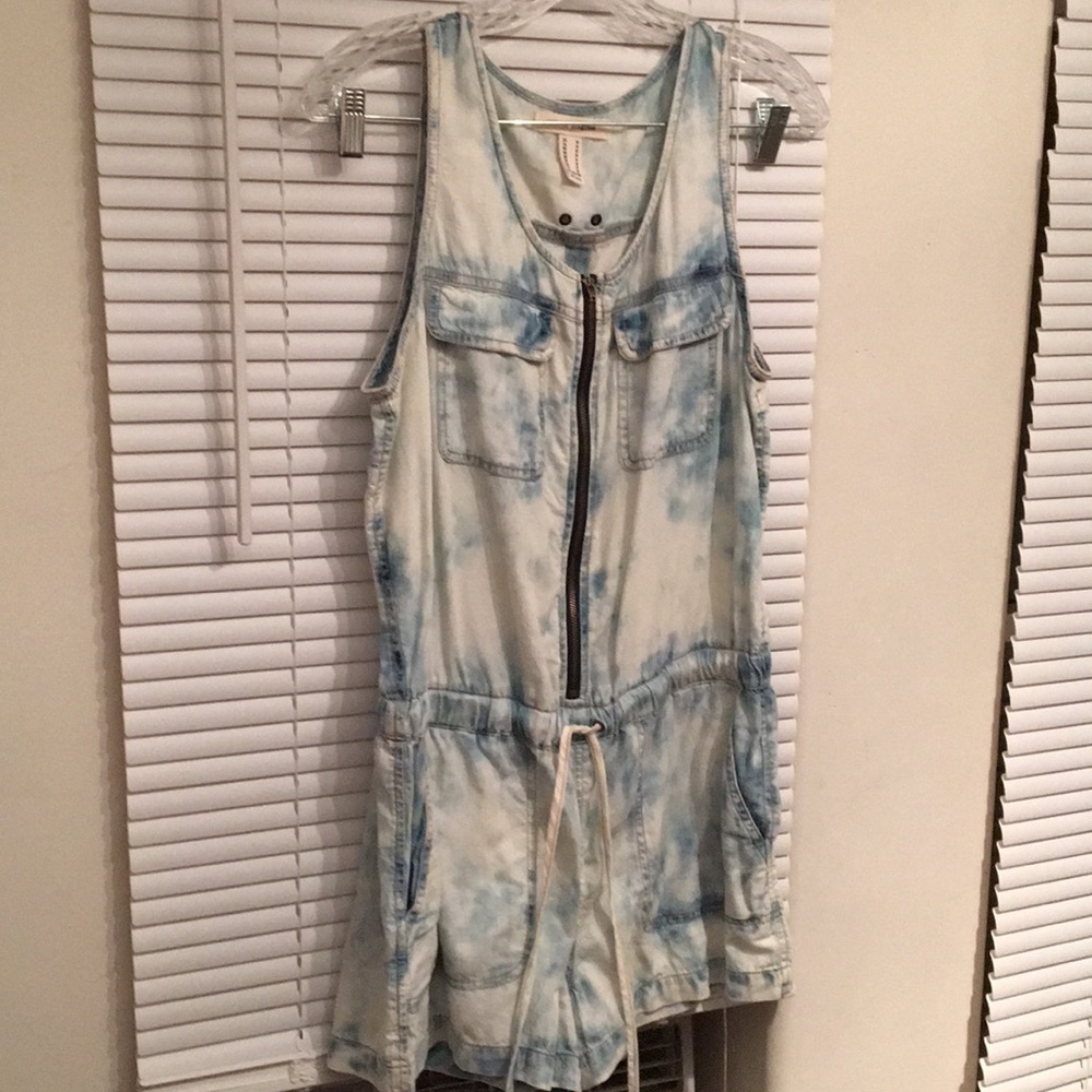 Denim romper